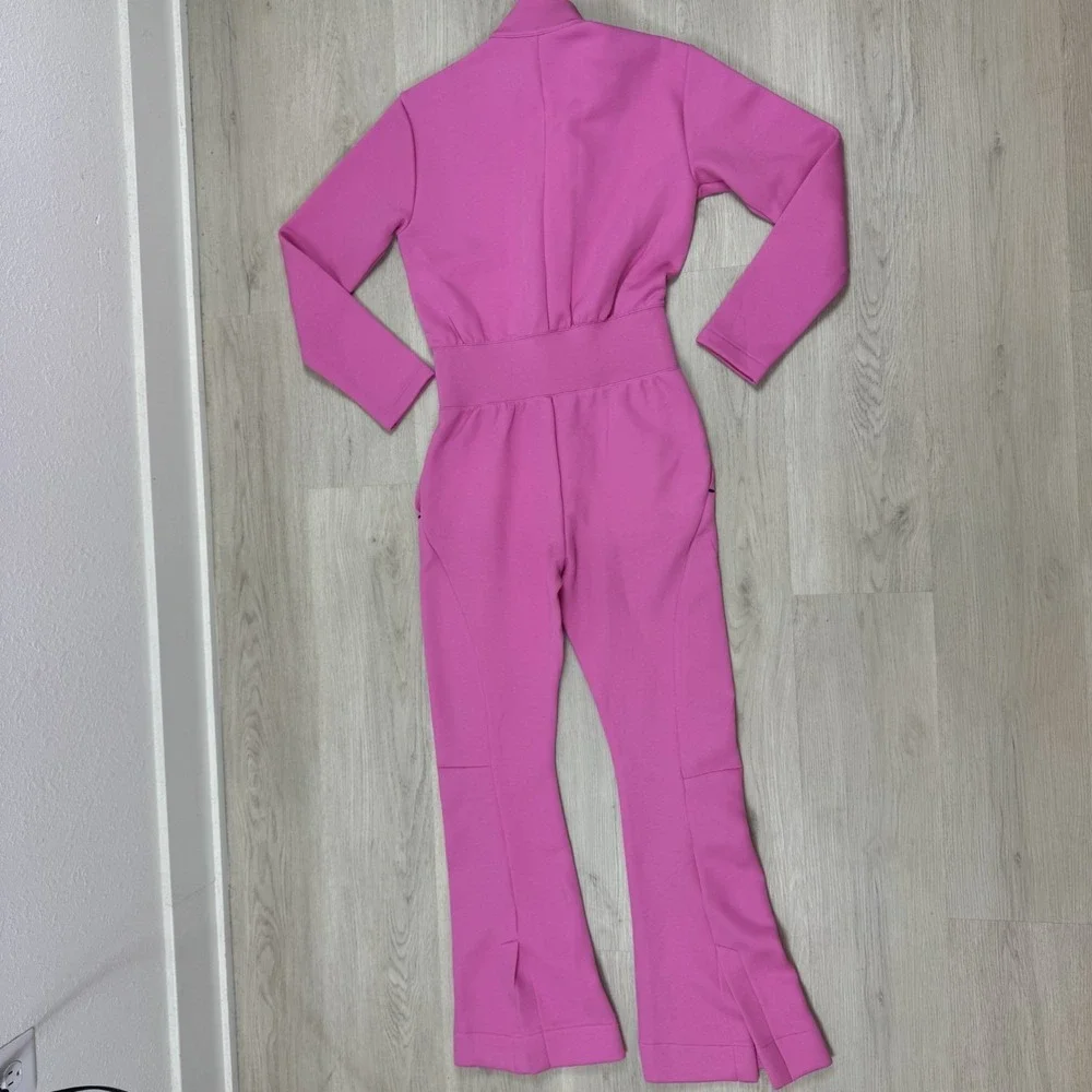 Nike Sportswear Tech Fleece Jumpsuit Womens Small Pink HV4095 675 $185